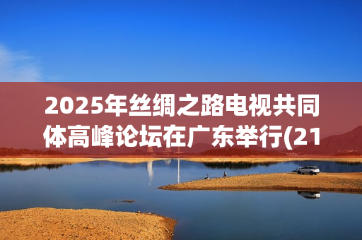 2025年丝绸之路电视共同体高峰论坛在广东举行(21丝绸之路)