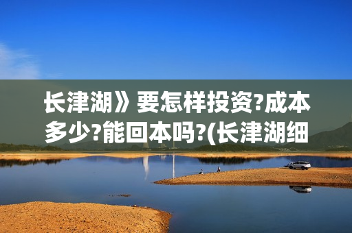 长津湖》要怎样投资?成本多少?能回本吗?(长津湖细节解读)