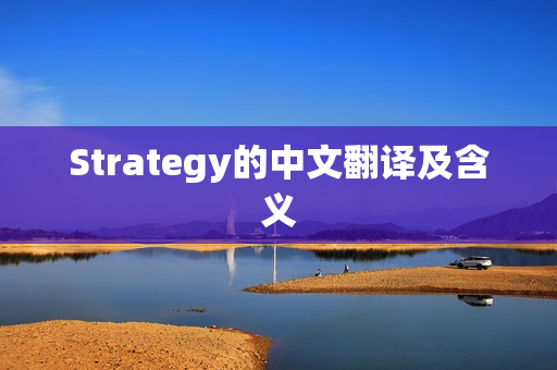 Strategy的中文翻译及含义 Strategy的中文翻译及含义