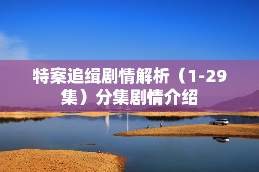 特案追缉剧情解析（1-29集）分集剧情介绍