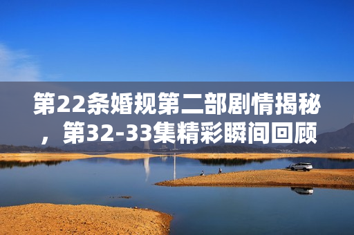 第22条婚规第二部剧情揭秘，第32-33集精彩瞬间回顾