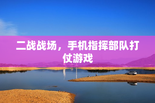 二战战场，手机指挥部队打仗游戏