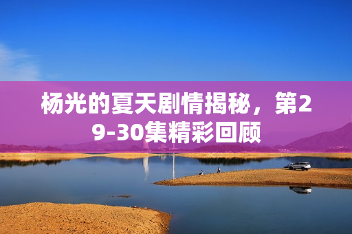 杨光的夏天剧情揭秘，第29-30集精彩回顾