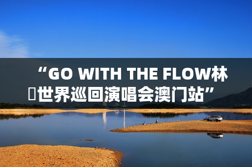 “GO WITH THE FLOW林峯世界巡回演唱会澳门站” 将于1月17日震撼登陆威尼斯人综艺馆