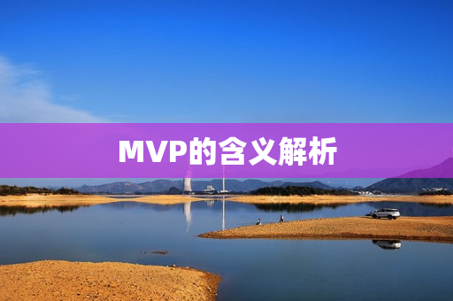 MVP的含义解析