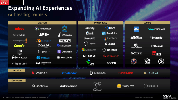 AI驱动计算变革 AMD携多款处理器新品亮相CES 2026