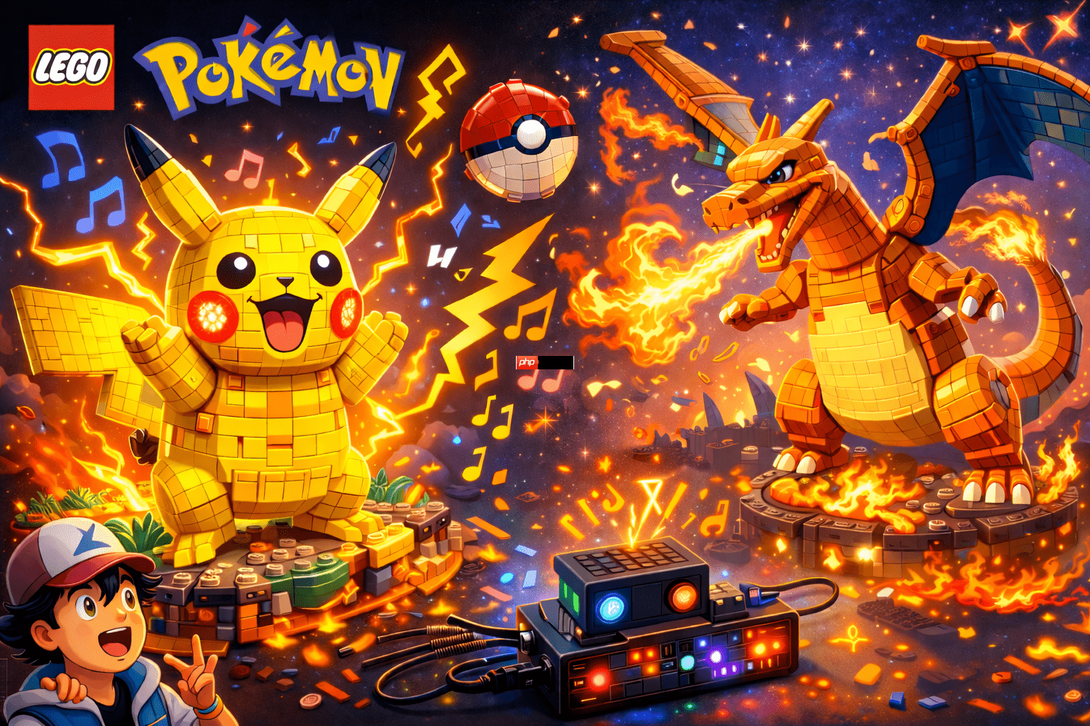 乐高×宝可梦首度跨界合作:智慧砖重现动态神韵、豪华组售价破2万