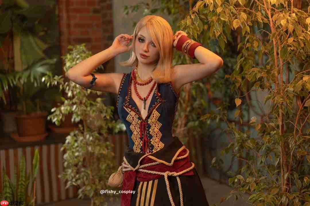 太大胆了！ 俄罗斯模特cos《巫师3》凯拉·梅兹