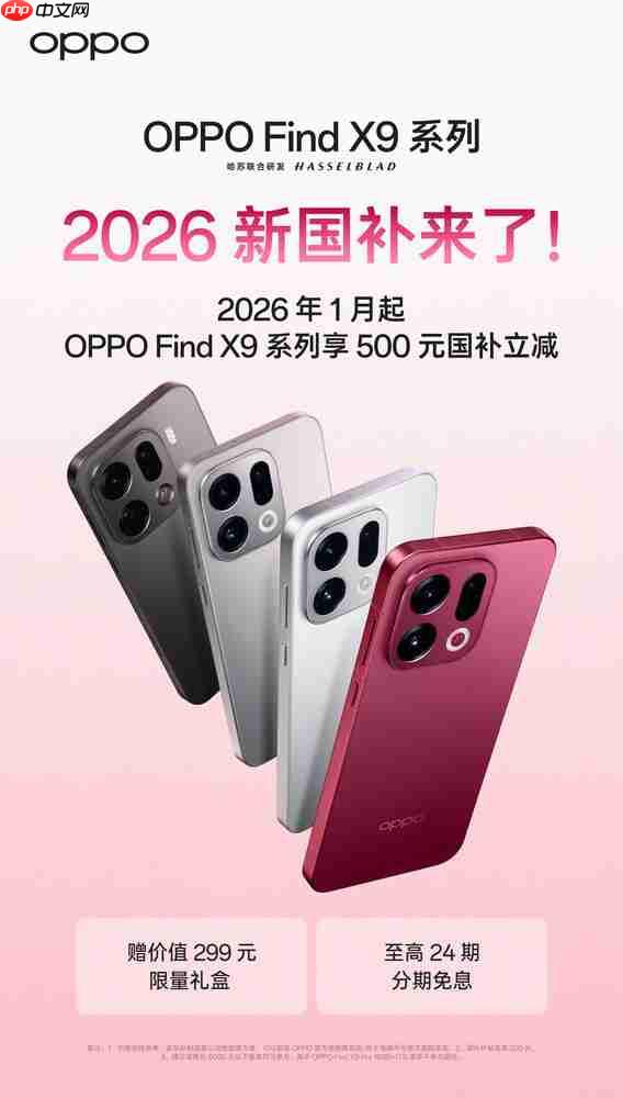 小米OPPO等宣布支持2026年国家补贴 最高补500元！