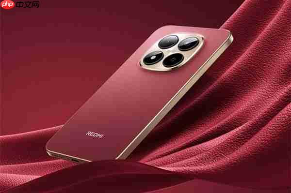 REDMI Note 15 Pro新年版明天首销:车厘子红机身一眼高级 1099元起