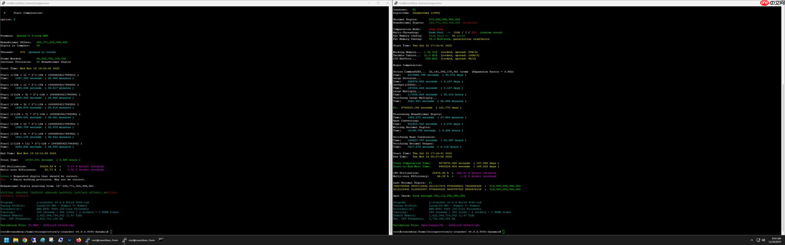 圆周率计算世界纪录再被刷新:单台服务器持续运行 110 天,突破 314 万亿位数字