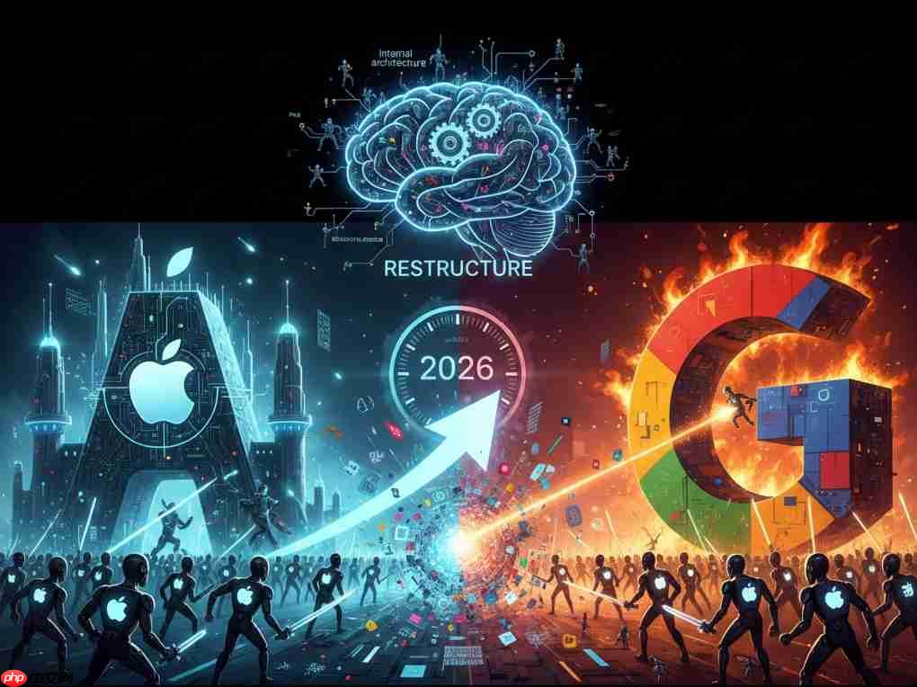 苹果重组AI战队硬槓Google！内部架构大洗牌 目标直指2026