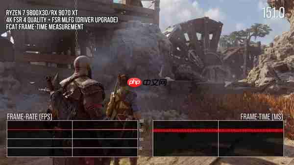 AMD FSR Redstone卡顿不是错觉!实测存在画面延迟、不稳定情况