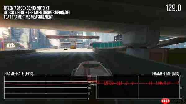 AMD FSR Redstone卡顿不是错觉!实测存在画面延迟、不稳定情况