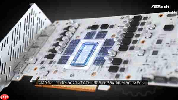 华擎顶级GPU！RX 9070 XT太极白色版发布：配备LCD显示屏