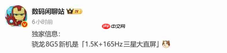 真我新机曝搭载骁龙8 Gen 5+165Hz直屏,或为Neo 8旗舰登场