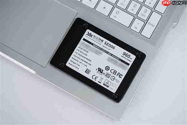 SATA SSD顶尖水平!长江存储SE006 960GB图赏