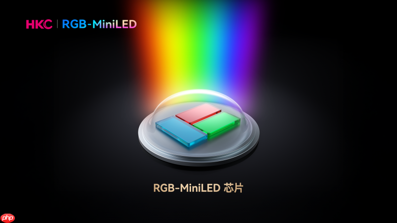 HKC发布首款RGB-MiniLED显示器M10Ultra，中国高端显示产业进入快车道