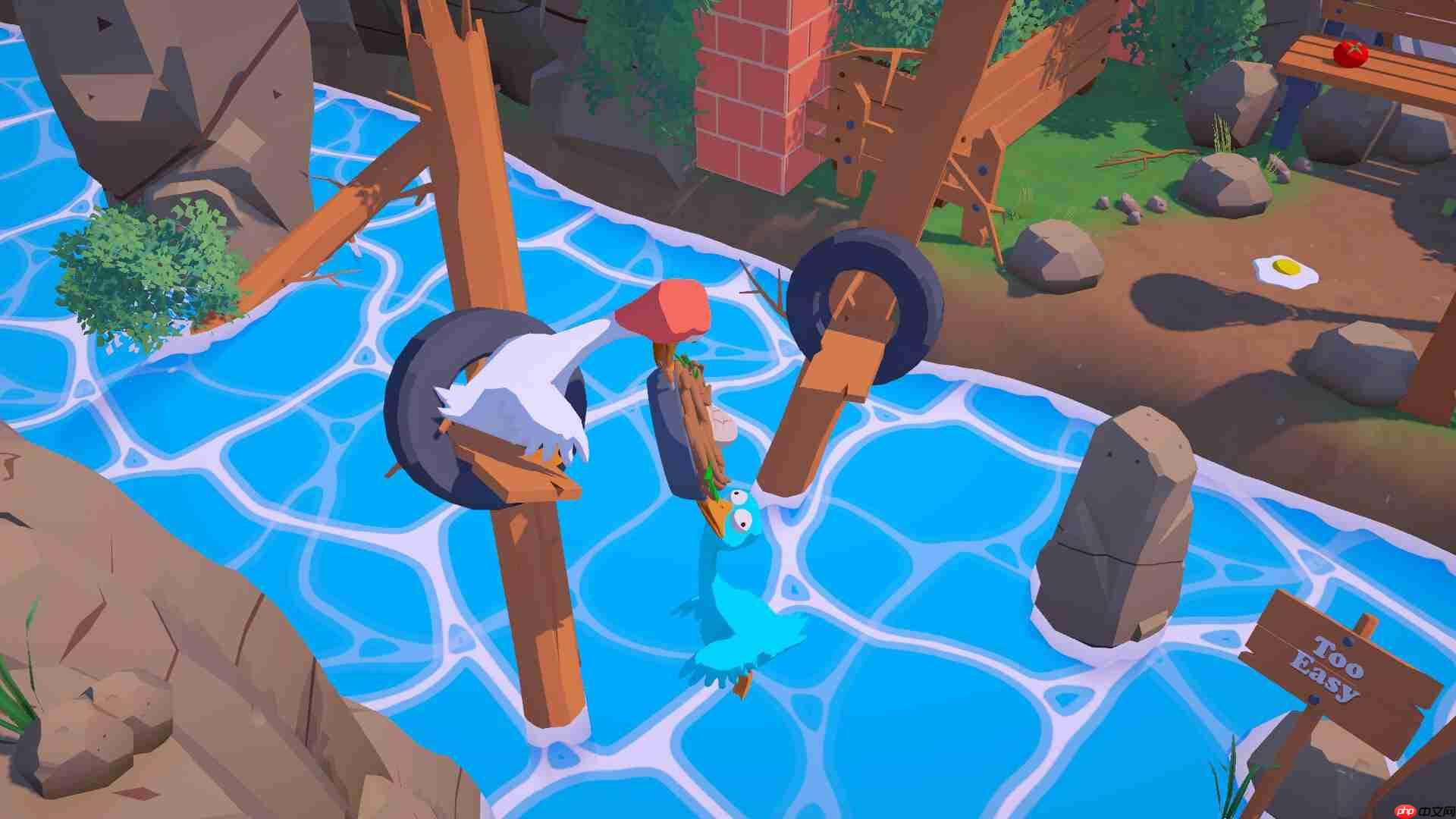 动作游戏《蛋尽援绝》合作运蛋竞速赛:2只鹅究竟能否写下永久历史?