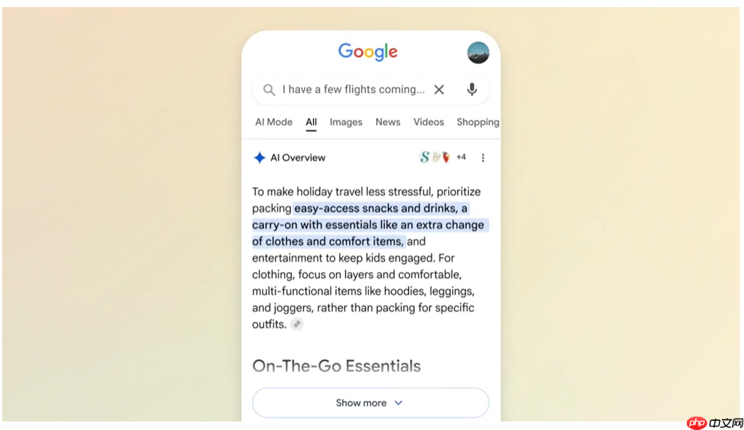 谷歌搜索“ai 模式”全量上线:结果页内一键对话