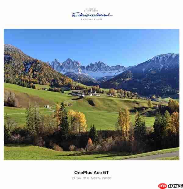 一加Ace 6T实拍样张首次公布!李杰:主摄实力完全看齐4K档性能旗舰