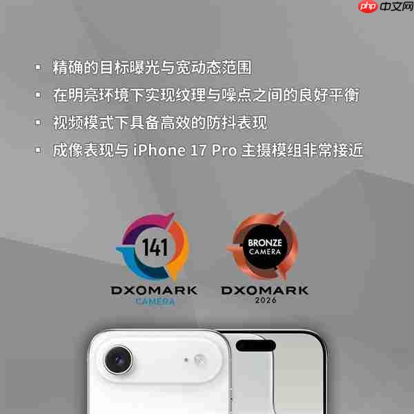 iPhone Air DXO评分141：凭单摄与iPhone 13 Pro、小米11 Ultra并列