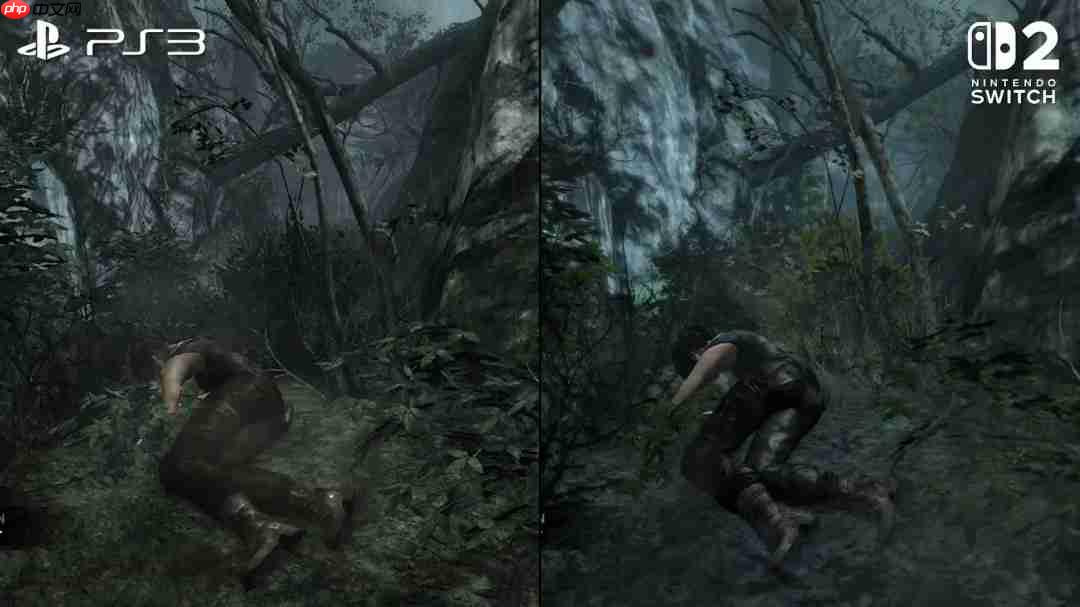 《古墓丽影9》NS2版画面大缩水 甚至不如PS3原版