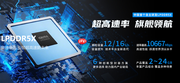 国产内存 世界一流！长鑫首次秀出LPDDR5X-10667