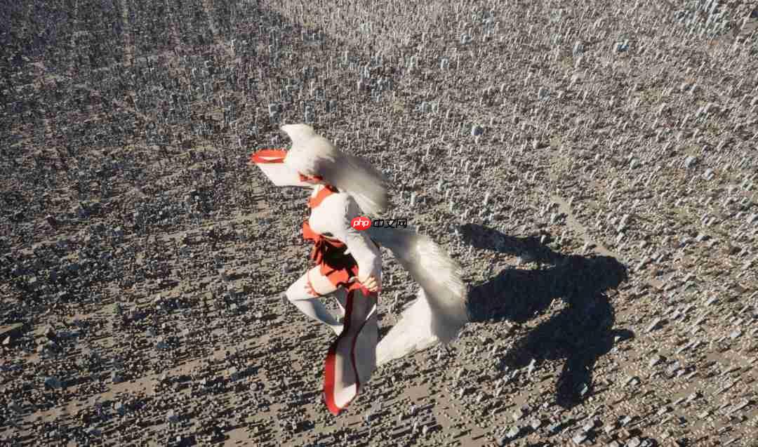 《女巨人游乐场》官方新截图：性感白丝狐妖践踏城市