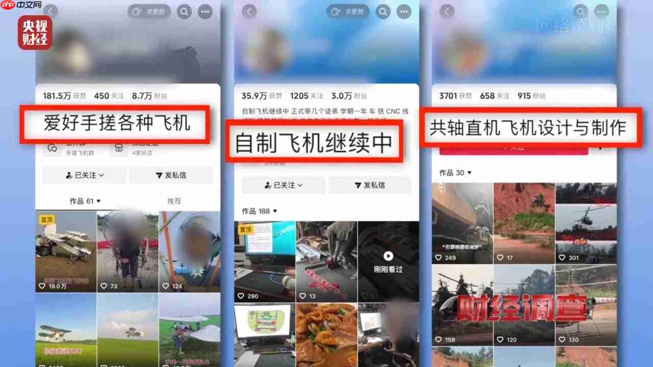 网络叫卖数万元手搓飞机？央视起底三无飞机：靠阴阳合同逃避监管