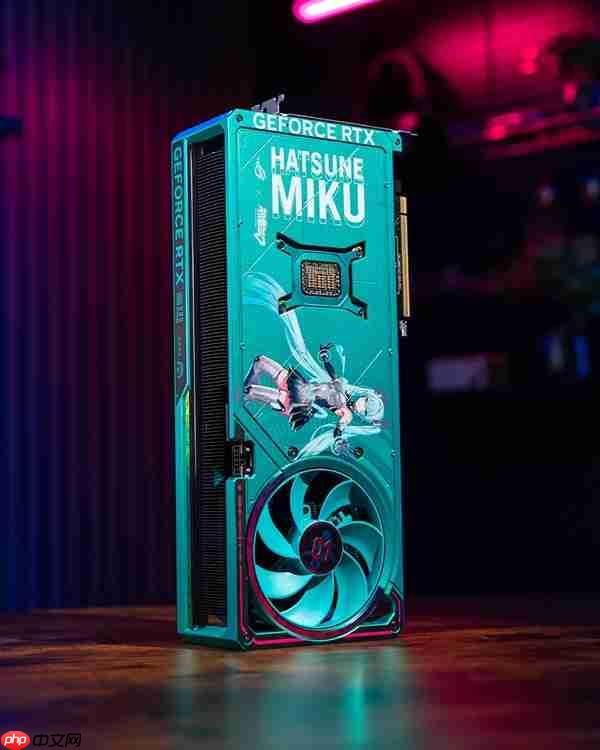 二次元与性能信仰碰撞！ROG夜神RTX5080 RO姬x初音未来版显卡