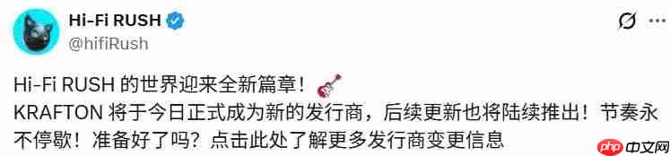 《完美音浪》发行商正式由B社变为KRAFTON 并将于12月4日更新