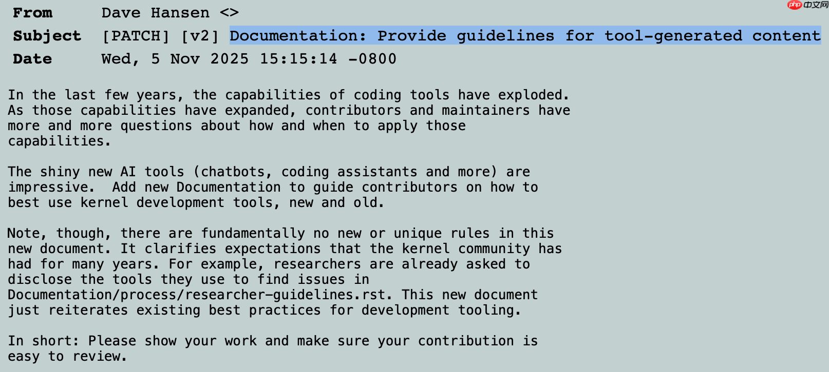 Linux内核社区讨论生成式AI使用政策，探讨未来发展之道
