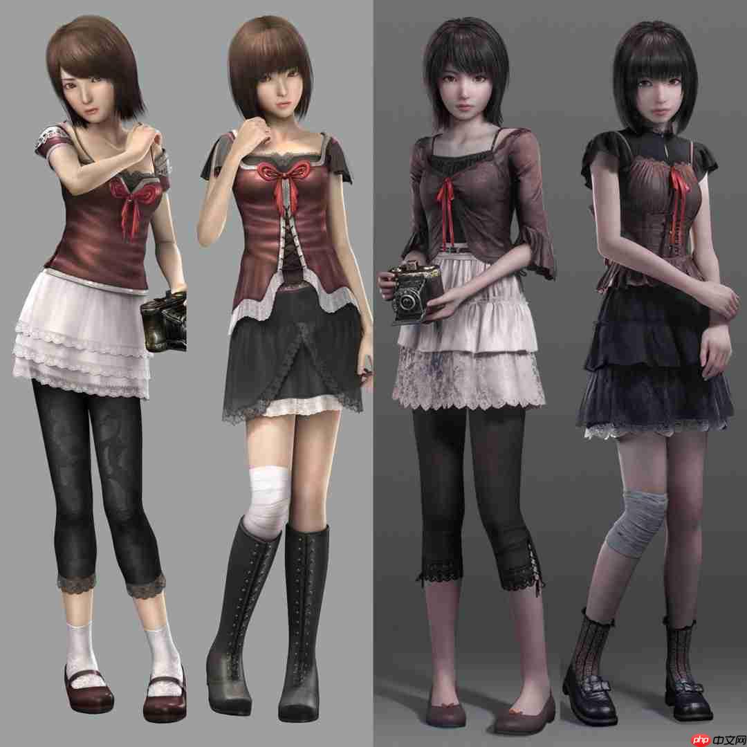 《零：红蝶》新老模型对比 双子姐妹新面貌引两极评价