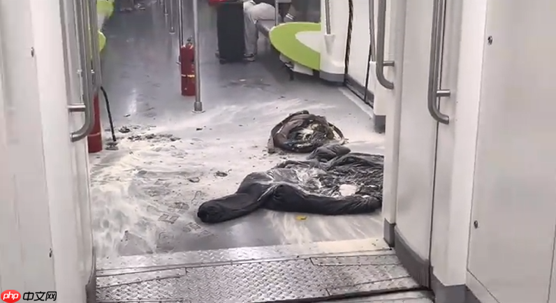 长沙地铁回应“女生衣服自燃”：系充电宝自燃，火已扑灭