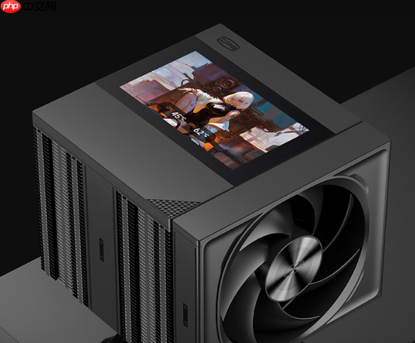 超频三泰拉巨风RZ820散热器屏显版首发999元：5寸大屏 支持视频播放