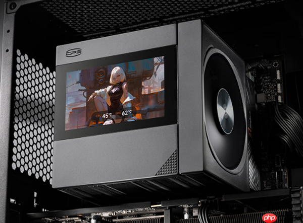 超频三泰拉巨风RZ820散热器屏显版首发999元：5寸大屏 支持视频播放