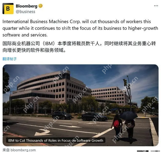 AI抢饭碗:IBM宣布全球裁员,预计影响约2700人 - php中文网