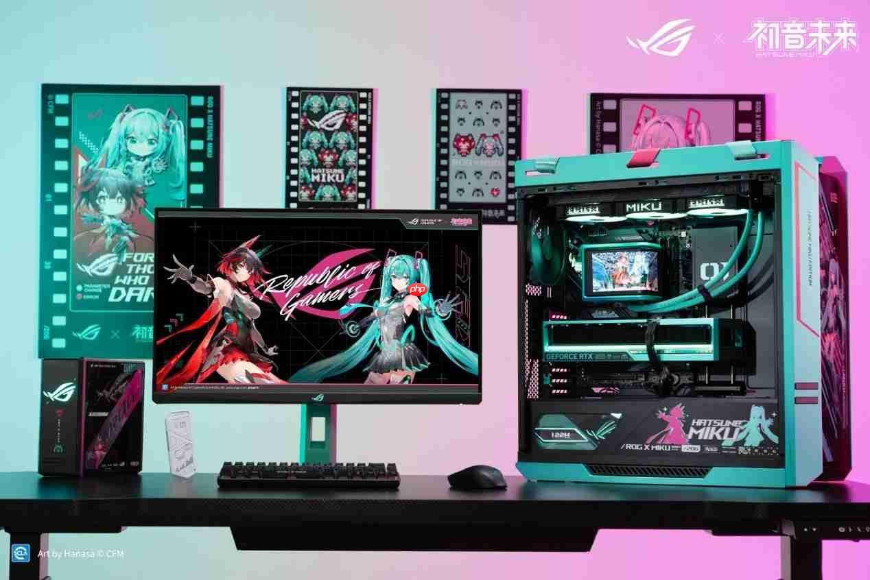 双·11颜值至上！ ROG夜神RTX5080 RO姬x初音未来版显卡
