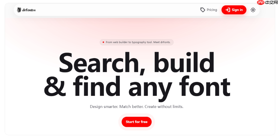 全球首款 AI 字体生成器 “Dr Fonts©” 上线,免费试用体验