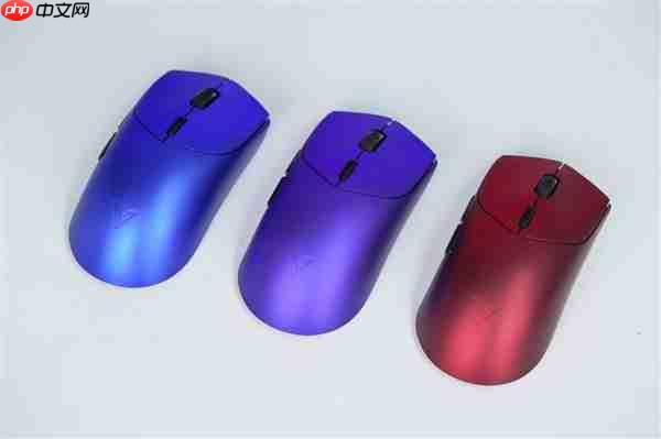 质感金属漆涂装!雷柏VT7二代系列鼠标图赏