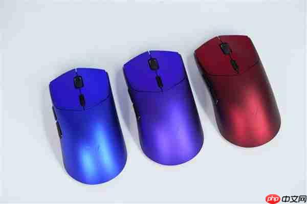 质感金属漆涂装!雷柏VT7二代系列鼠标图赏