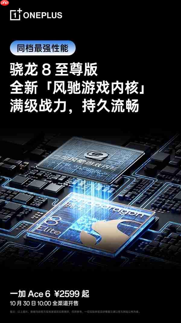 一加Ace 6首销 李杰:同档最强毫无悬念 2599元起
