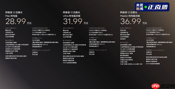 最原创的中国豪华轿车 阿维塔12四激光版上市:限时25.99万起