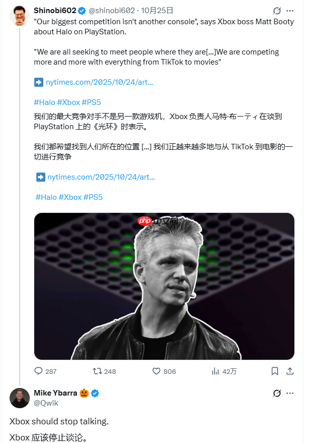 暴雪前总裁对XBOX多平台策略提出严厉批评，空话无益，行动胜于言辞