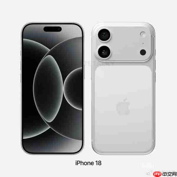 iPhone 18渲染图曝光，横向矩形镜头模组设计神似iPhone 17 Pro？