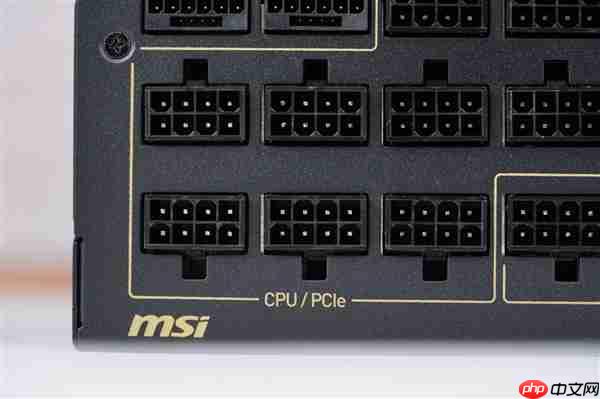 轻松驾驭RTX 5090！微星MEG Ai1600T PCIE5超神电源图赏