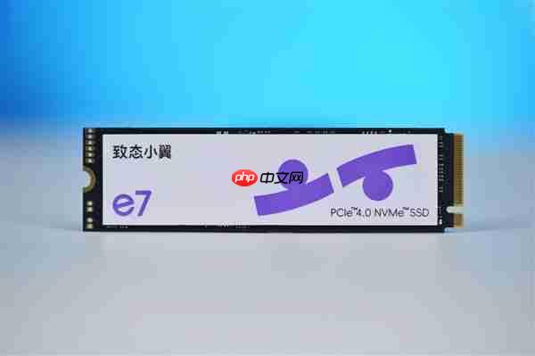 疾速6000MB/s！长江存储致态小翼e7 1TB SSD图赏