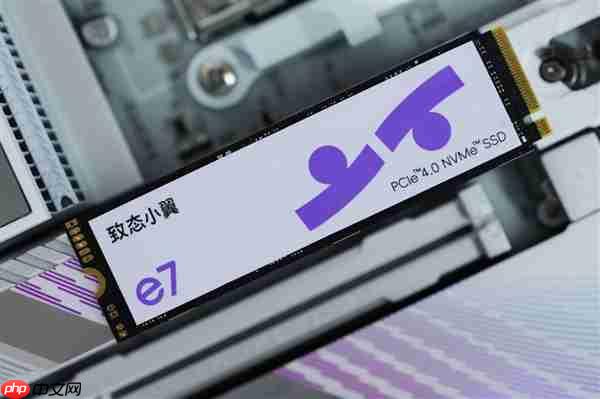 疾速6000MB/s！长江存储致态小翼e7 1TB SSD图赏