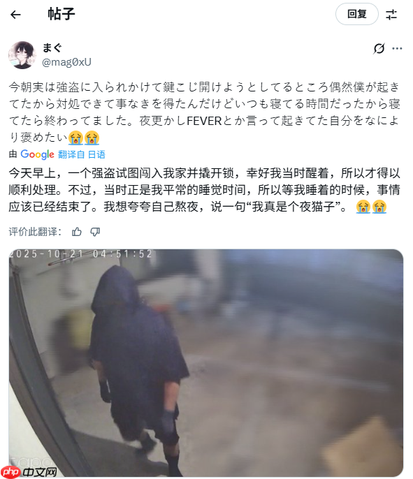 熬夜救了自己一命！玩家通宵玩《宝可梦传说 Z-A》遇到小偷撬锁